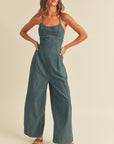 Amber Washed Denim Jumpsuit