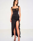 Francesca Black Lace Dress