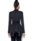Sofia Crystal Embellished Blazer