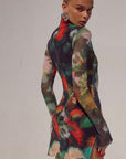 Jordi Mini Dress - Asha Print