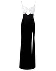 Eleanor Bow Satin Dress