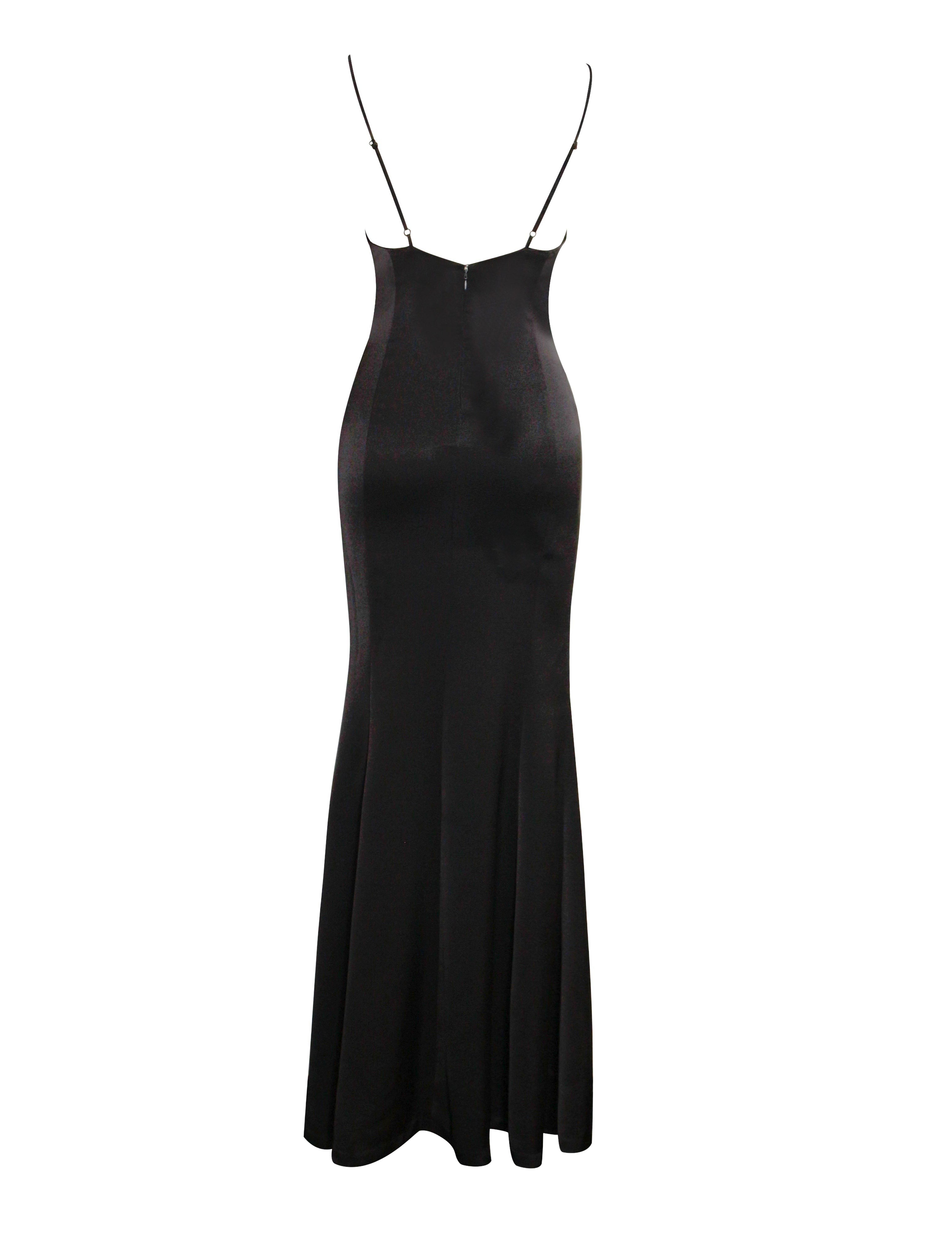 Eleanor Bow Satin Dress