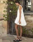 Margot Sleeveless Bubble Hem Mini Dress
