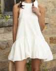 Margot Sleeveless Bubble Hem Mini Dress