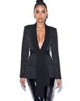 Sofia Crystal Embellished Blazer