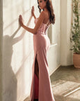 Mabel Strapless Satin Dress - Special Order