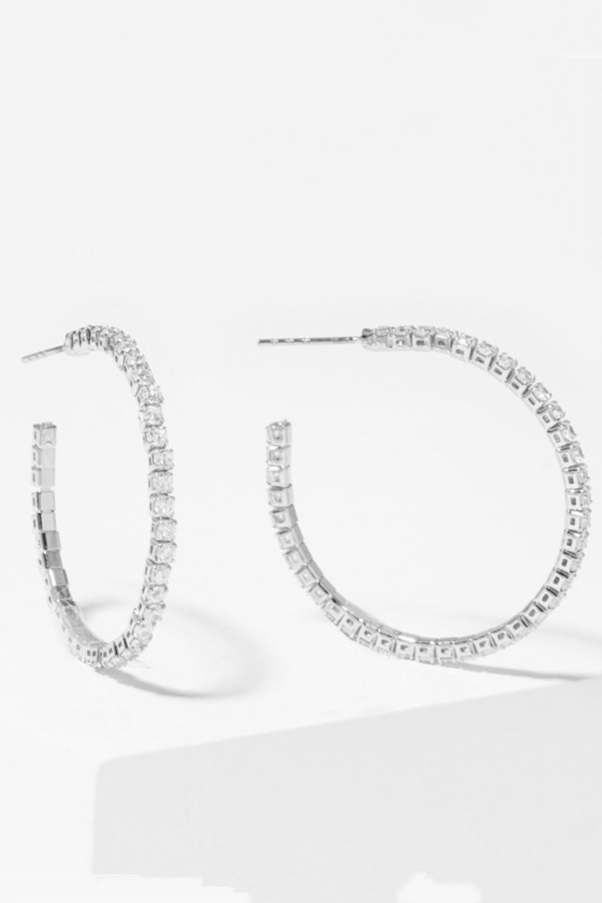 Crystal Hoop Earrings - LANGsura