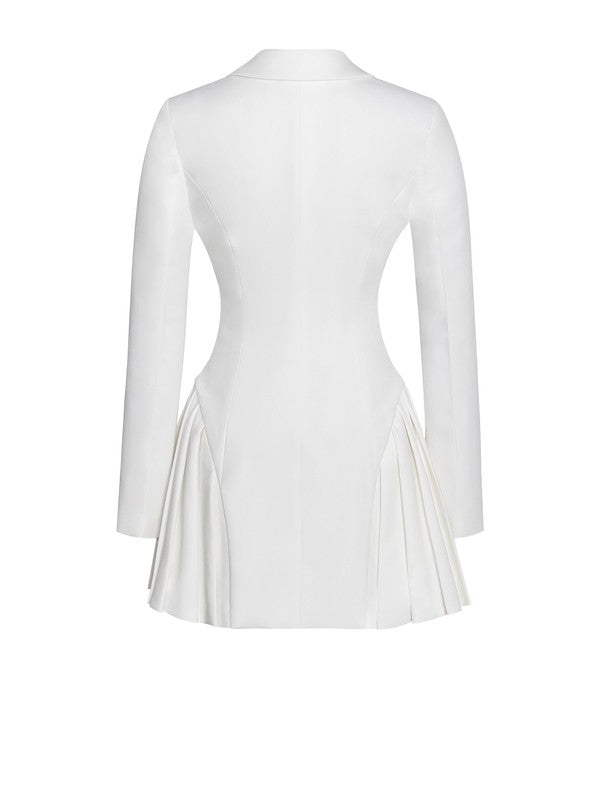 Nigella Blazer Dress with Pleats