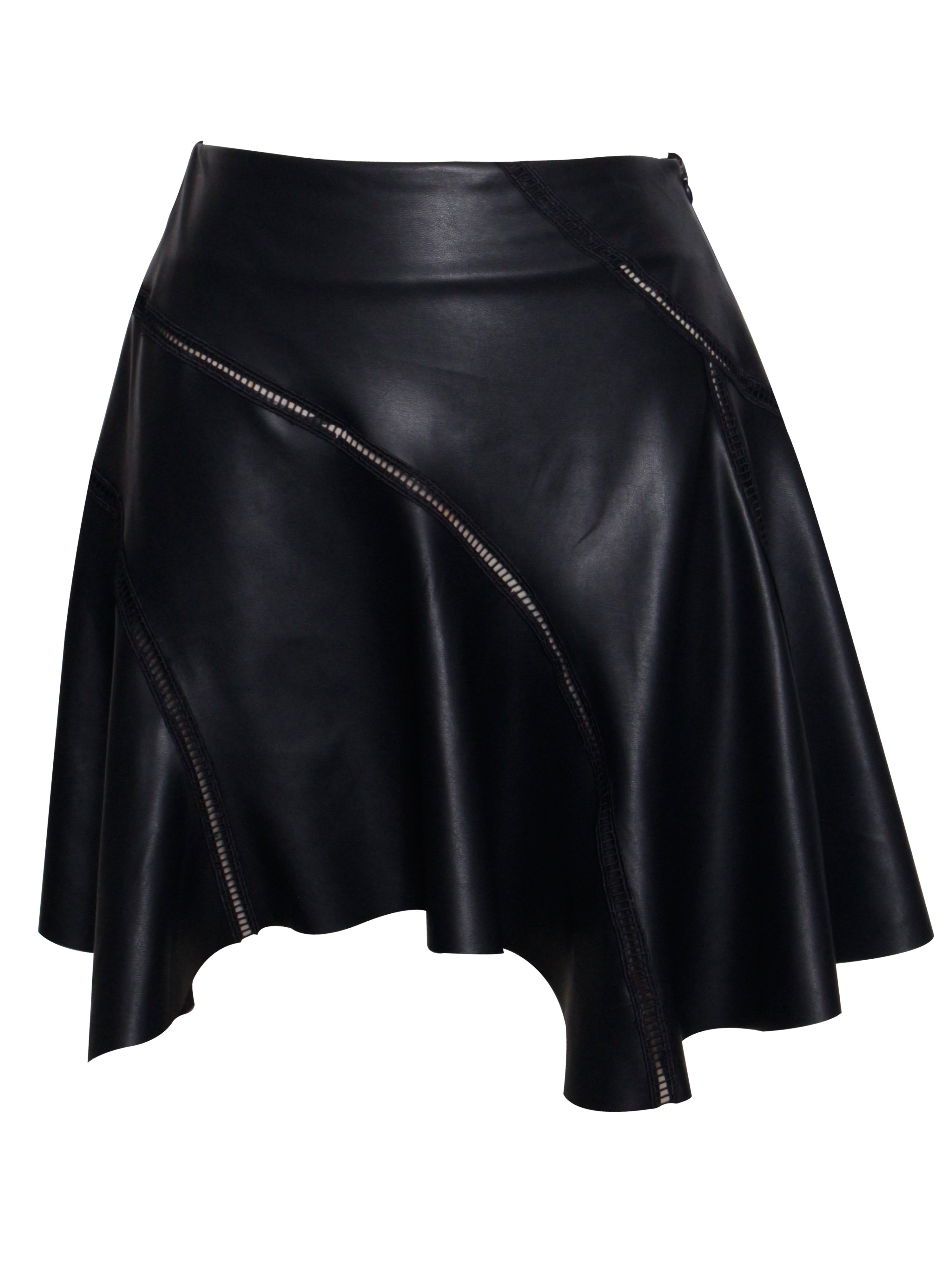 Mariah Vegan Leather Skirt
