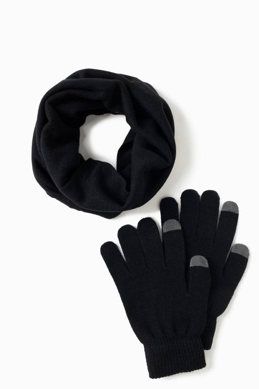 Emily Neck Warmer &amp; Gloves Set - LANGsura